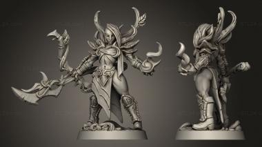 Military figurines Deepwood Alfar Endelshar Oakrage 3d model