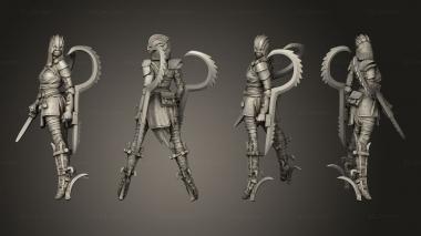Military figurines Deliverer melee 3d model