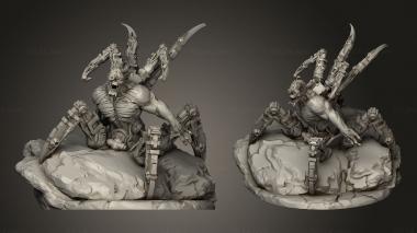 Military figurines Clockwarped Demon Cyborg 3d model