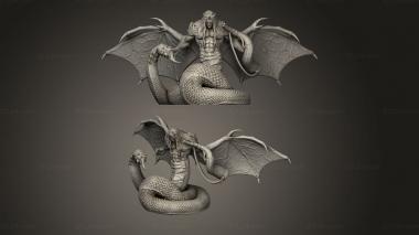 Military figurines Serpentine Archdemon 3d model