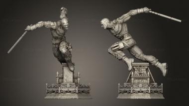 Military figurines Demolidor Daredevil Ref ress 3d model