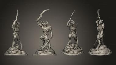 Military figurines Demon Lord 3d model