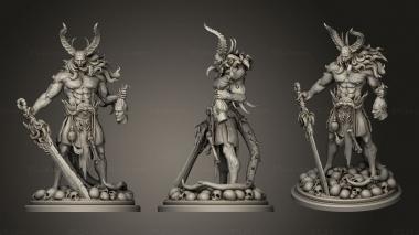 Military figurines Demonic 3d model