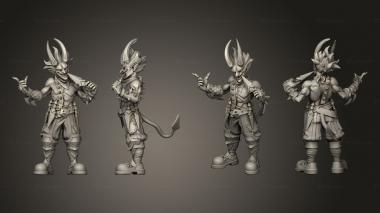 Military figurines DEMONIC CIRCUS Knife thrower 3d model