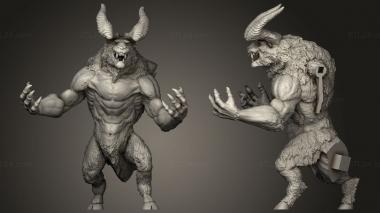 Military figurines Demonic Feast Bahamut Hip Down 3d model