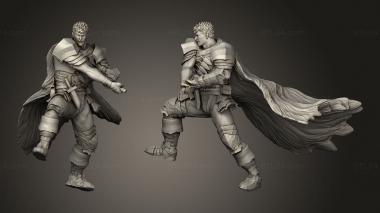 Military figurines Demonic Feast Dark Swordsman sh 3d model