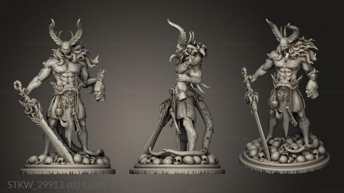 Military figurines (Demonic yer, STKW_29913) 3D models for cnc