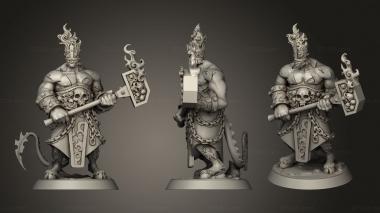 Military figurines Demons Demon Executioner 3d model