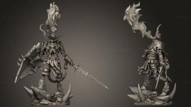 Military figurines Demon Skulls 3d model
