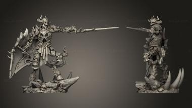 Military figurines Demon Skulls 3d model