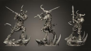 Military figurines Demon Skulls 3d model
