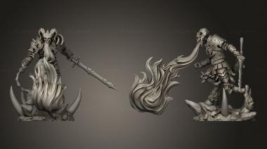 Military figurines Demon Skulls 3d model