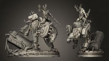 Military figurines Demonstar The Reckoning ari Druraka Rider 3d model