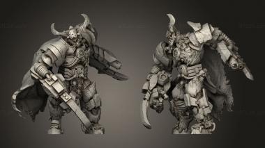Military figurines Demonstar The Reckoning ari hunters 3d model