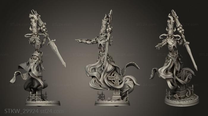 Military figurines (Demon Wraiths, STKW_29924) 3D models for cnc