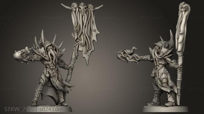 Military figurines (Depth Ones Reavers, STKW_29931) 3D models for cnc
