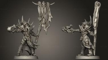 Military figurines Depth Ones Reavers 3d model