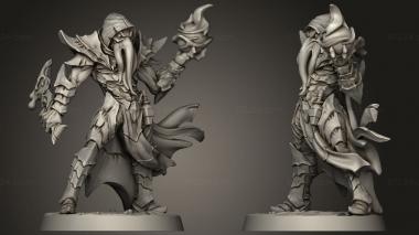 Military figurines Depth Ones Reavers 3d model