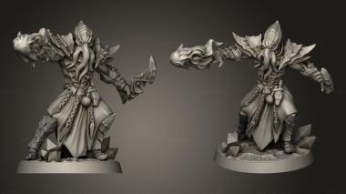 Military figurines Depth Ones Reavers 3d model