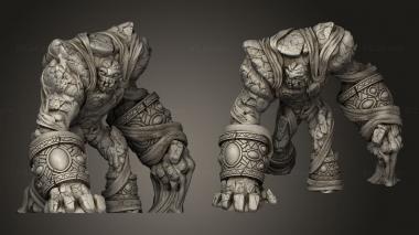 Military figurines Desert Golem 3d model