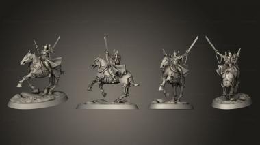 Military figurines auto mount boss base 3d model