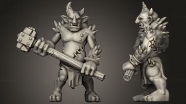 Military figurines trolls troll 3d model