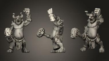 Military figurines trolls troll 3d model