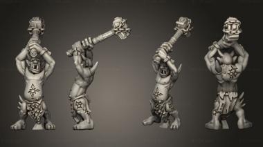 Military figurines trolls troll 3d model