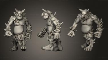 Military figurines trolls troll 3d model