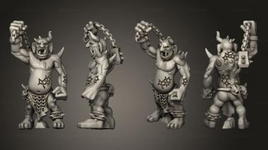 Military figurines trolls troll 3d model
