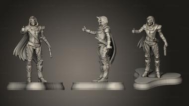 Military figurines destiny cayde character 3d model