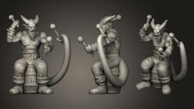 Military figurines devil 3d model
