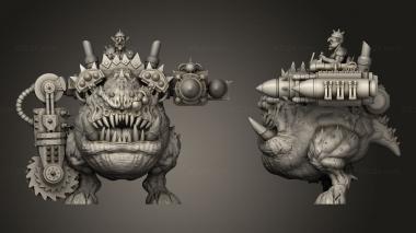 Military figurines Devil Dogs Buzzsaw 3d model