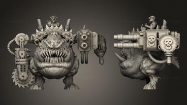 Military figurines Devil Dogs Buzzsaw 3d model