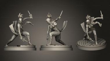 Military figurines Devil Ninja 3d model