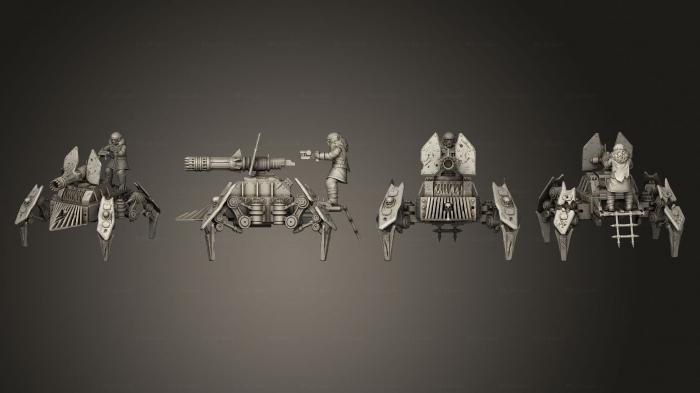 Military figurines (autogun, STKW_3008) 3D models for cnc