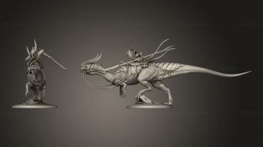 Military figurines dilophosaurus 3d model