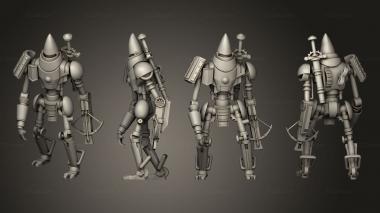 Military figurines Automa 1 3d model