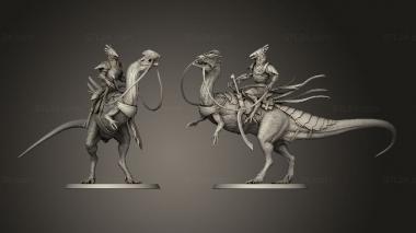Military figurines Dilophosaurus Lord The simple 3d model