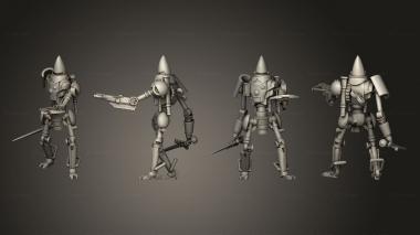 Military figurines Automa 2 3d model
