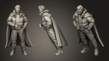 Military figurines Dimensional Profesor chill 3d model