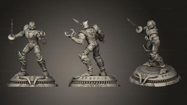Military figurines Dinobot Statue Tsaber fore 3d model