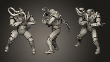 Military figurines Diorama Alphonse Elric brazo Derecho 3d model