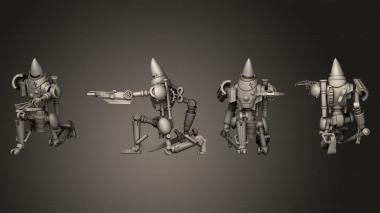 Military figurines Automa 5 3d model