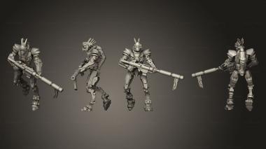 Military figurines automaton conscript 1 3d model