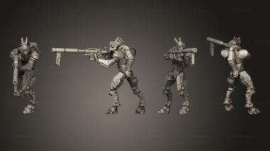 Military figurines automaton conscript 2 3d model