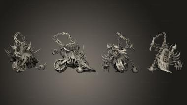 Military figurines Autonomous Executer Attacking Large 3d model