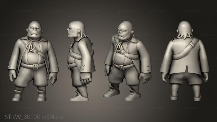 Military figurines (DISNEY DI Pintel, STKW_30200) 3D models for cnc