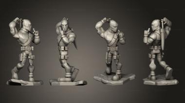 Military figurines Disney Infinity Deadpool 3d model