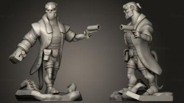 Military figurines Disney Infinity Hellboy 3d model